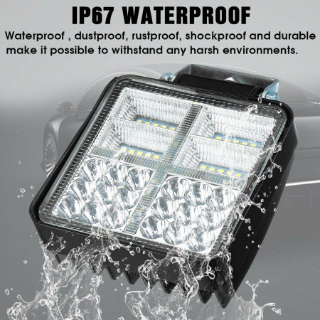 Proiector  LED de 162 W, ​​alb, galben, lampă de ceață 12 V 24 V [4]