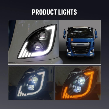 Far LED dreapta 24V cu DRL pentru DAF XF 106 / 116 OEM KF-L2137 [3]