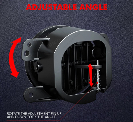 Set proiectoare ceață Dacia Duster (2010–2013) LED cu DRL și semnalizare, 30W, 12-24V lumină alb-galbenă, Ø 98 mm, H11 - set de 2 bucăți - Copie [5]