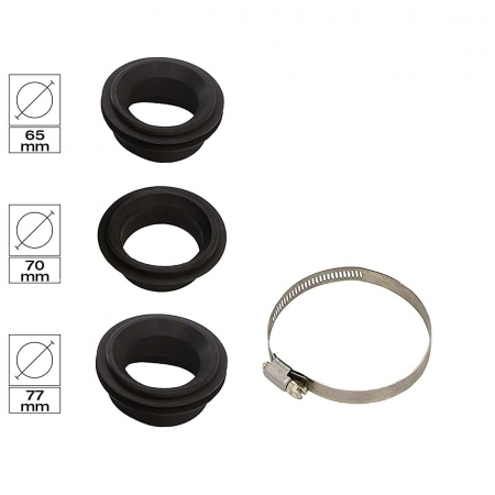 Filtru Aer Tuning Rosu Editie Sportiva, Debit de 76 mm [2]