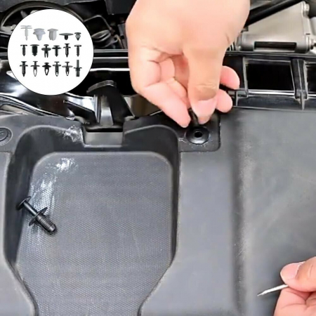 Fixare din plastic Clipsuri Auto / Tapiterie UNIVERSAL 421 buc. [10]