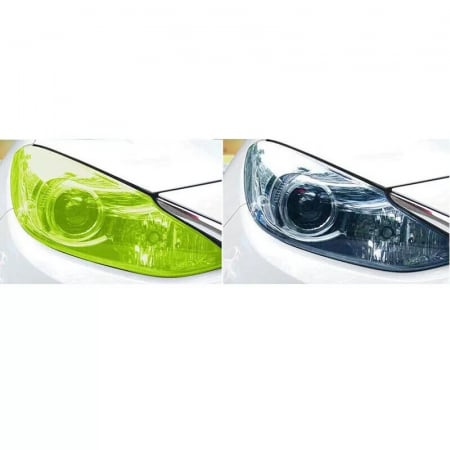Folie de protecție galben electric pentru faruri și stopuri - 10 M x 30 cm [5]
