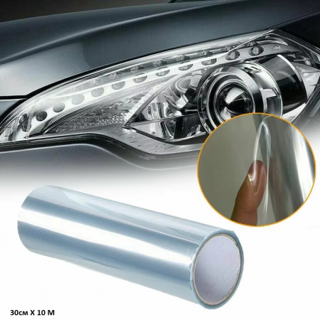 Folie protectie faruri stopuri - Folie de protecție transparentă pentru faruri și stopuri - 10 M x 30 cm