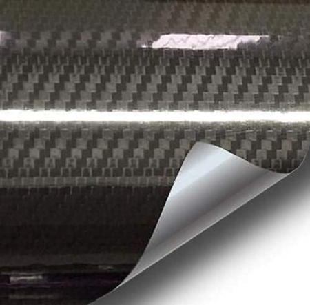 Folie carbon 5D decorativa auto  1.52 X 18m, negru [6]