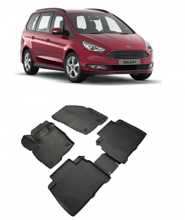 Ford - Covorase cauciuc tavita dedicate FORD GALAXY III 3D (2015-2018) - 5 PCS