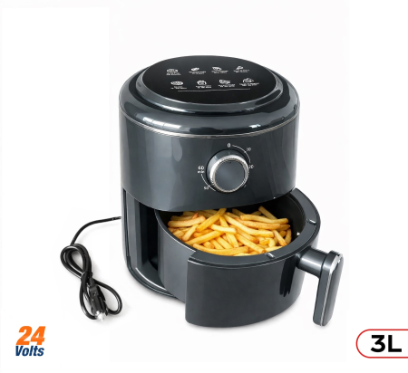 Noutati Real Auto - Friteuza cu aer cald Air fryer 24V, 250W, 3L – pentru camioane si autovehicule