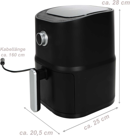 Friteuza electrica, airfryer pentru camion, 3L, 24V, 250W [1]