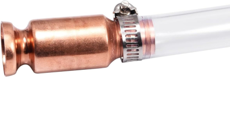 Furtun autoamorsant cu supapa 1.7 m – pompa sifon manuala cu aspiratie pentru combustibil, apa si lichide [6]