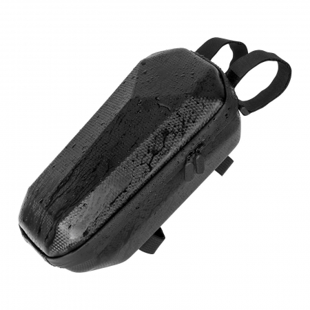 Geanta impermeabila si rezistenta la apa pentru trotineta 4L, carcasa dura Piele/EVA - Negru [6]