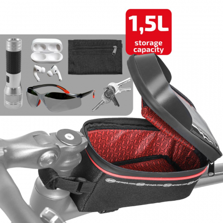 Accesorii pentru interior - Gentuta Impermeabila Pentru Bicicleta Cu Suport Telefon