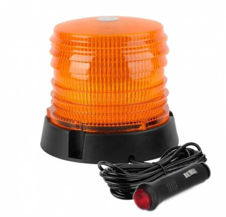 Electronice si electrice auto - Girofar cu 60 LED, Sapte Мoduri de Lumina, Efect de Rotatie, Montare cu Magnet si Suruburi, 12V - 24V