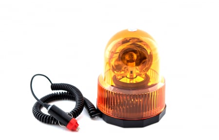 Girofaruri - Girofar cu Efect de rotatie, cu magnet 12V, Galben