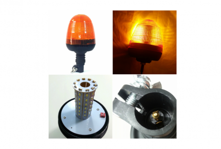 Girofaruri - Girofar cu LED 12/24V (IP56, (ECE R65) (E9 MARK))