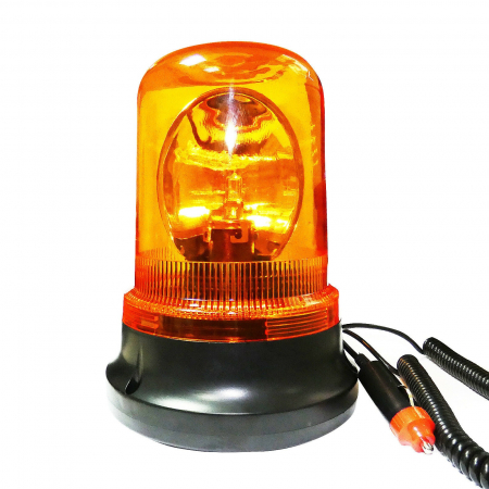 Electronice si electrice auto - Girofar cu Efect de Rotatie, cu Magnet, 12V, Galben