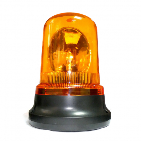 Girofar cu Efect de Rotatie, cu Magnet, 12V, Galben [3]