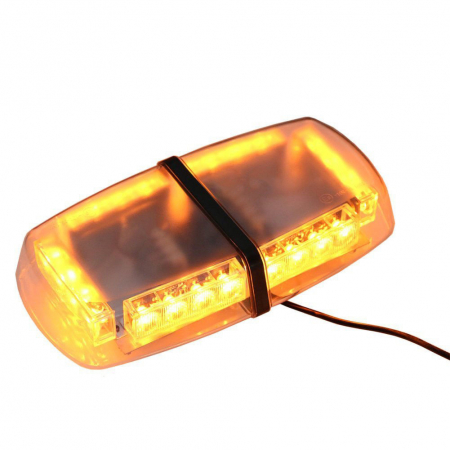 Girofar LED Cu Magnet 12 V, 24W, IP65, 31x16x7 cm [0]