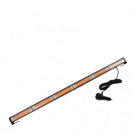 Stroboscoape - Girofar LED lumina galbena  12-24V, 108W, 90 cm