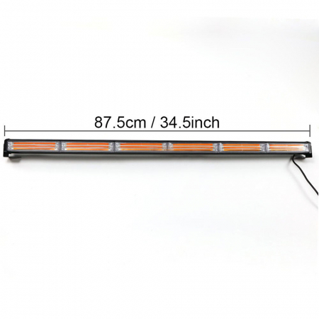 Girofar LED lumina galbena  12-24V, 108W, 90 cm [3]