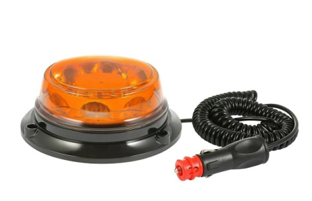 Girofaruri - Girofar LED, Slim,  8 SMD Efect de Blit, cu Magnet 12V - 24V, 24W, Omologare E9