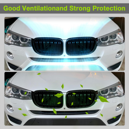 Grile duble pentru BMW X3 X4 Facelift F25 F26 (2014-2017) Luciu Negru [2]