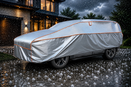 Husa Antigrindina pentru SUV L 470x178x120 cm - Protectie 5 mm Impotriva Grindinei, Ploii, Zapezii si Razelor UV [1]