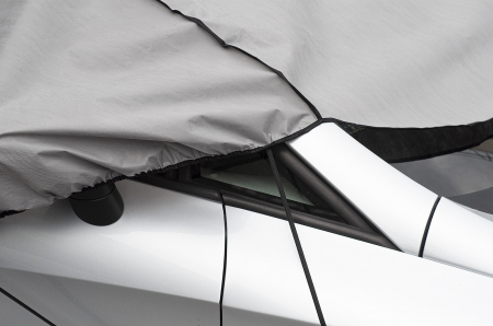 Prelata Husa auto Partial, M/L, 275 - 295 cm x 75 cm, gri [6]
