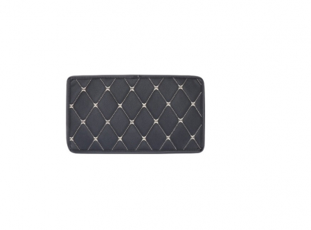 Universale - Husa Cotiera Auto Universala 29 cm x 17 cm negru cu cusaturi albe