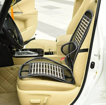 Husa de scaun ergonomica antitranspiratie din lemn de bambus [13]