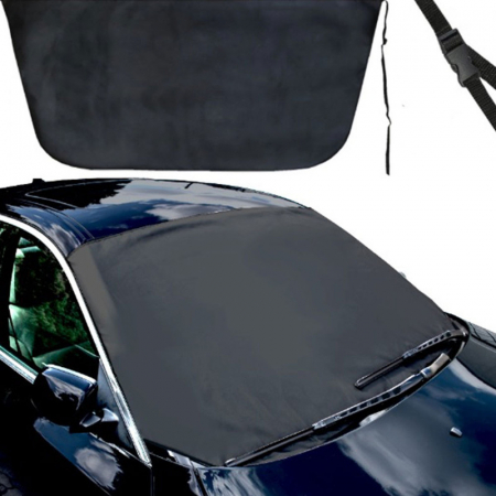 Noutati Real Auto - Husa Parbriz Anti-Inghet 145-165×110 Cm Cu Sistem Prindere