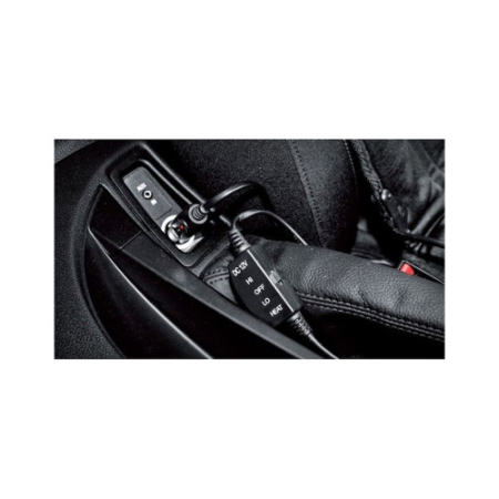 Husa scaun auto cu incalzire 2 trepte alimentare bricheta 12V universala Negru [2]