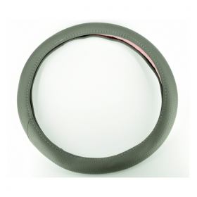 Huse volan - Husa volan A122 imitatie piele cu gaurele marime: L culoare: gri