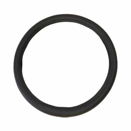 Husa Volan Camion Piele Ecologica Perforata Negru 44-48 Cm [1]