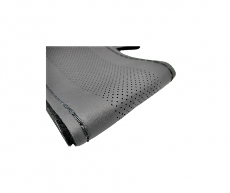 Husa volan cu ac si ata imitatie piele cu gaurele , marime M, culoare Negru Cod: WK-1001 [2]
