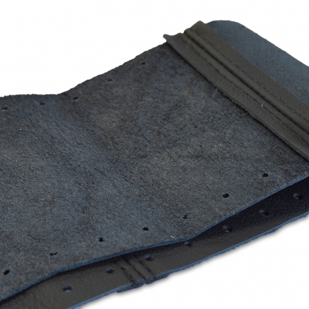 Husa Volan Cu Snur Piele Naturala Negru 36-39 Cm [2]
