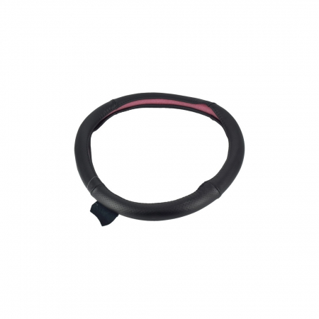 Huse volan - Husa volan din piele cu gaurele Marime M- culoare negru Cod: A123