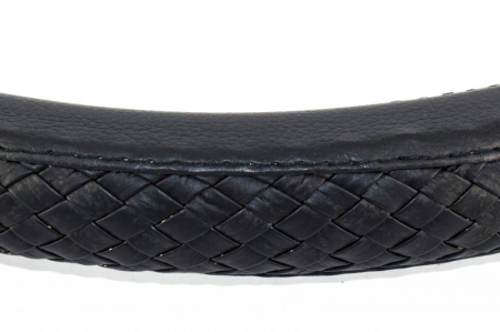 Husa volan FX98 din imitatie de piele impletita marime: M culoare: negru [1]