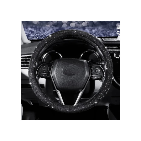 Huse volan - Husa volan imitatie piele Diamond , Marimea M Cod: FX96B