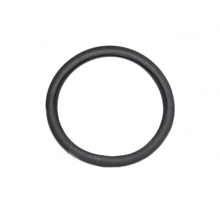 Huse volan - Husa volan imitatie piele, marime M, culoare Negru Cod: WK-1009