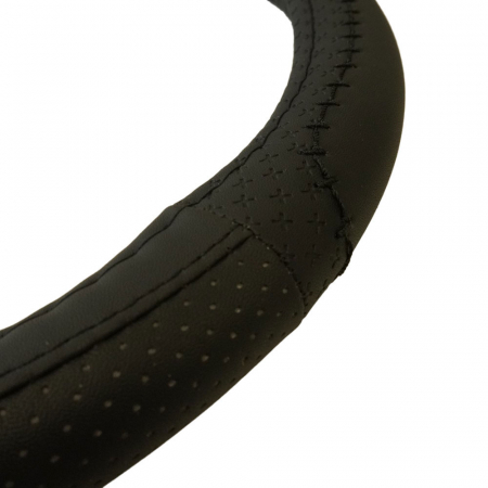 HUSA VOLAN PIELE ECOLOGICA NEGRU 37- 39 CM UMBRELLA [1]