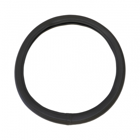 Husa Volan Piele Ecologica Perforata Negru 40-42 [1]