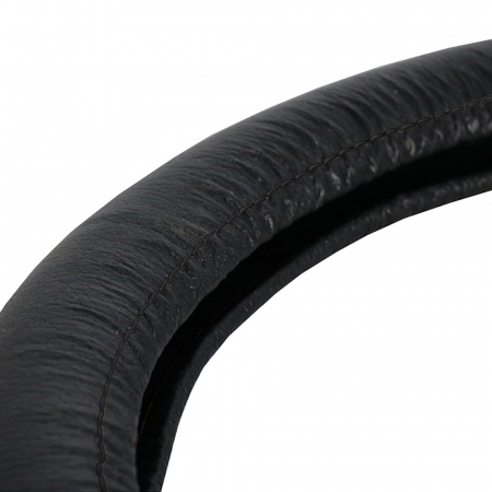 Husa Volan Piele Naturala One Line Negru 37-39 Cm [1]