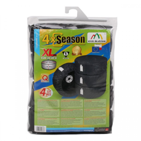 Noutati Real Auto - Huse pentru roti Kegel 4xSeason - Marimea XL 17/18/19/20 inci, set 4 bucati