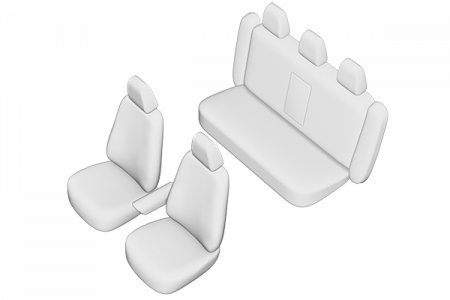 Set Huse scaune dedicat Audi A6 C5 (2002-2004) [1]