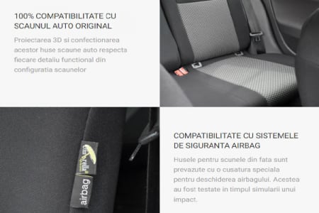 Set Huse scaune dedicate  Audi Q-5 (2009-2020) + huse cotiere [4]