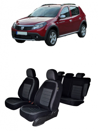 Dacia - Set Huse scaune dedicate Dacia Sandero Stepway (2009-2012)