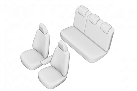 Set Huse scaune dedicate Dacia Sandero Stepway (2013-2020) + husa pentru cotiera [2]