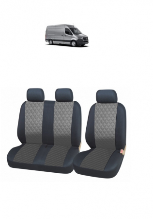 Mercedes - Huse scaun din piele MERCEDES Sprinter 3 locuri 2+1 2015 - 2021