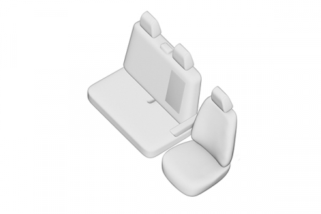 Set Huse scaune Mercedes Sprinter (2007-2018)+husa pentru cotiera [1]