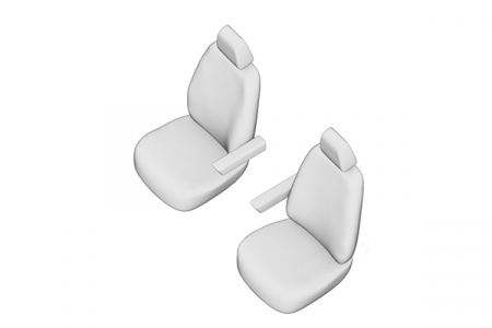 Set Huse scaune dedicate Mercedes Sprinter  (1+1) (2007-2018) + huse cotiere [1]