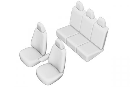 Set  Huse scaune dedicate  Opel Meriva (2003-2009) scaune individuale [16]